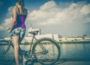 Model in Bike