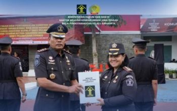 Kemenkumham Jateng Lantik 98 Pejabat Baru, Syukron Hamdani Jabat Kabapas Surakarta