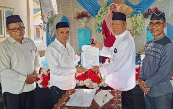 Maulid Nabi di Bitung, Kemenag Lantik Pengurus BKM dan IMAM Masjid Al Ikhlas Girian Permai